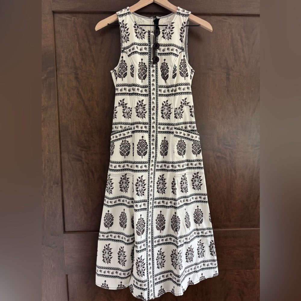 Anthropologie Woodblock Dress NWT